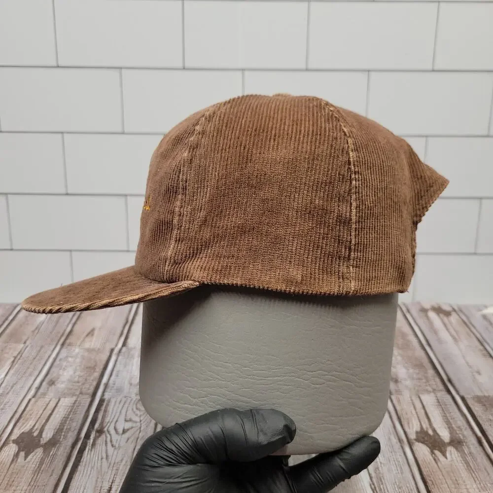 J Hats Corduroy Duck Hunting Snapback Hat Brown Jones Northwest Anglers